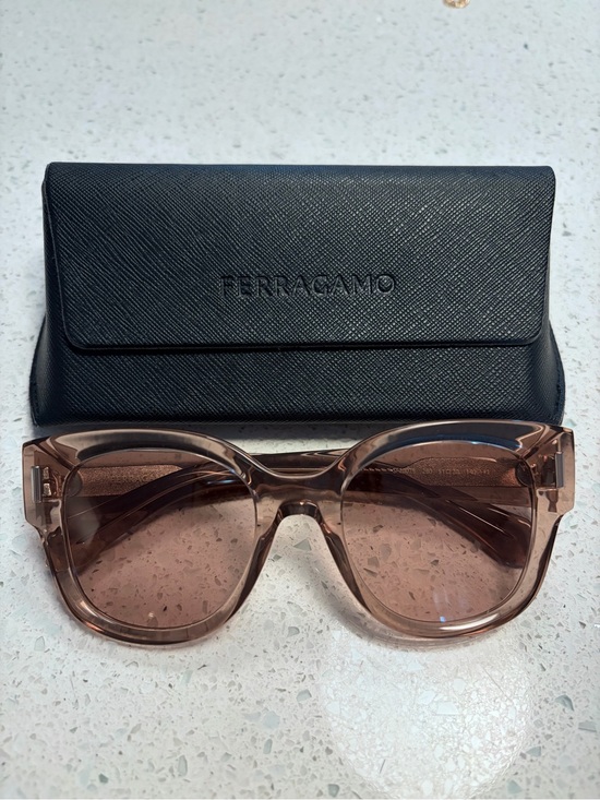Salvatore Ferragamo Accessories - Salvatore Ferragamo Women's Sunglasses - Transparent Nude Full Rim Frame